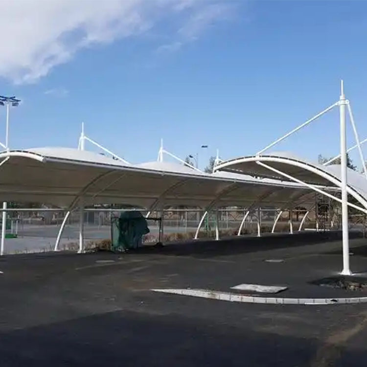 鹤岗膜结构电动车棚