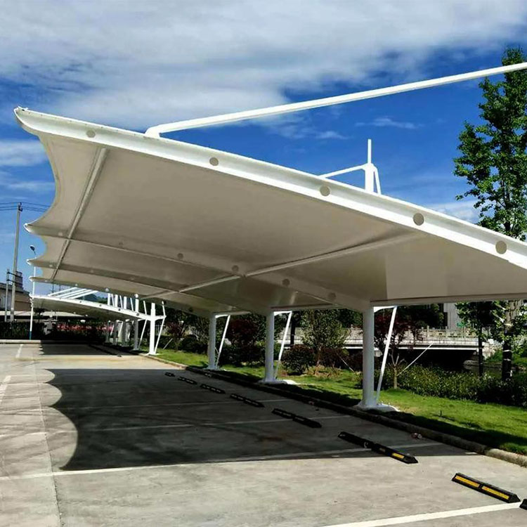 鹤岗膜结构汽车棚